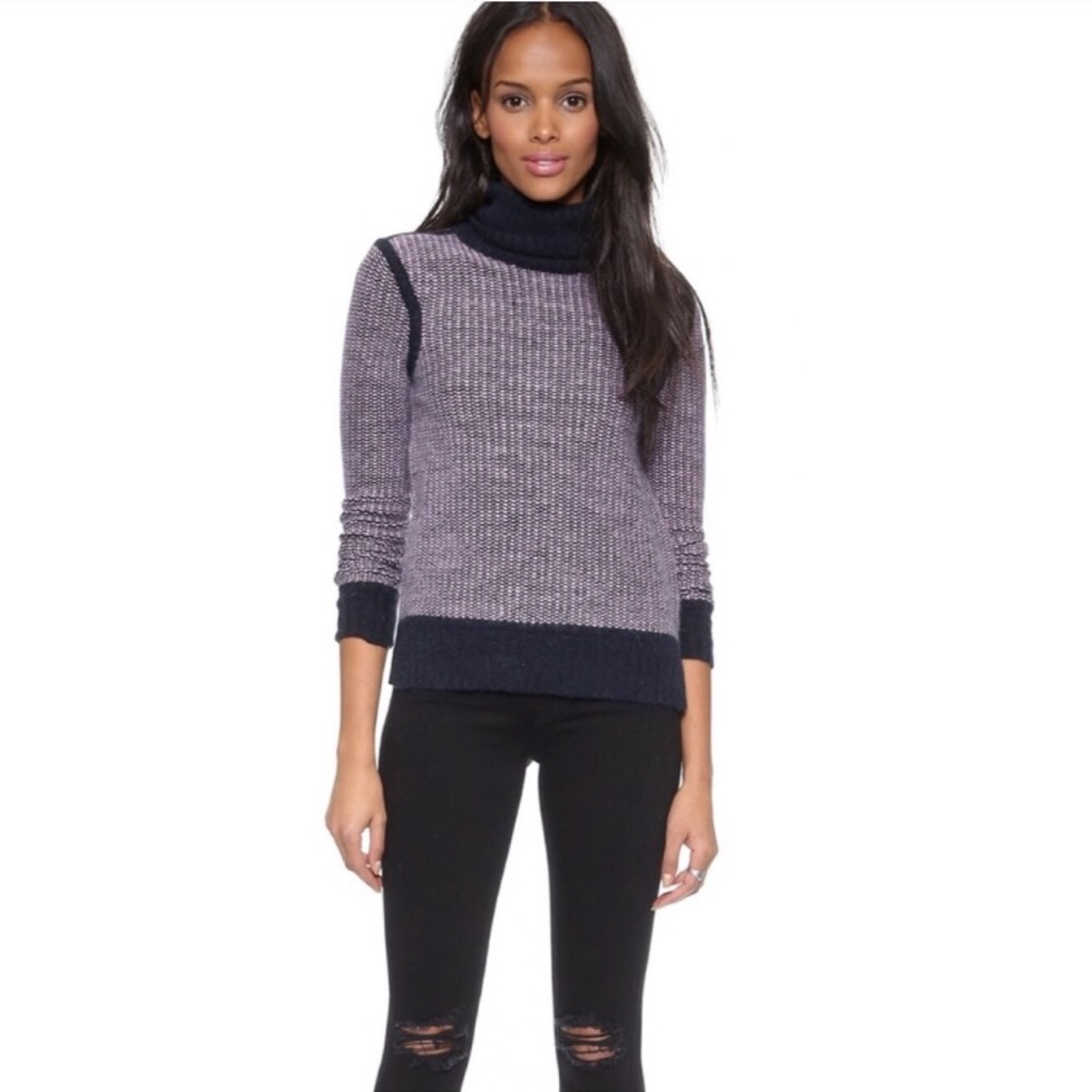 J Brand Angora Blend Turtleneck Sweater